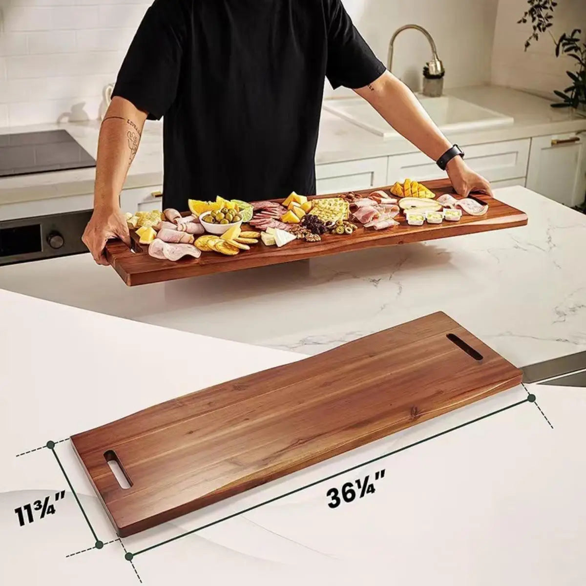 Planche à découper teck huilé