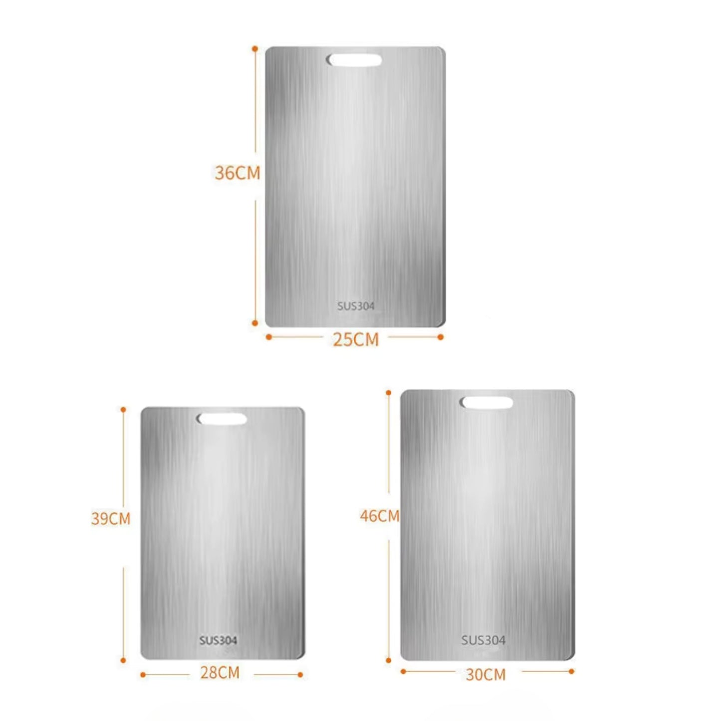 Planche à découper inox