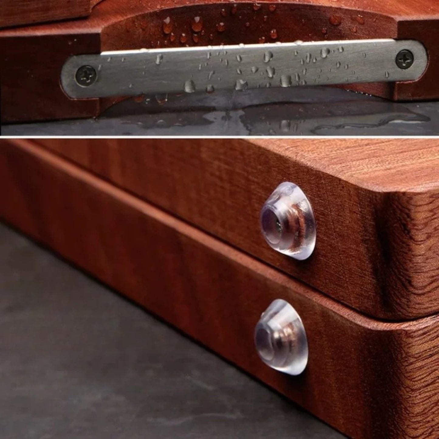 Planche de service en bois noyer